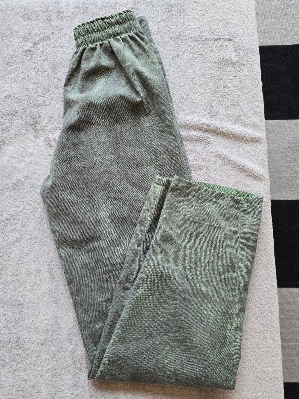 Rare Hammer/Harem 1980s style velcro waist wide leg cotton pants